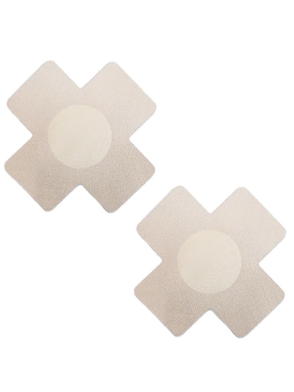 Nude X Shaped Adhesive Nipple Pasties